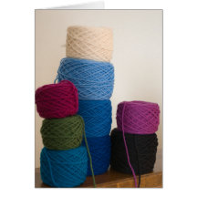 Towering Yarn Cakes Card