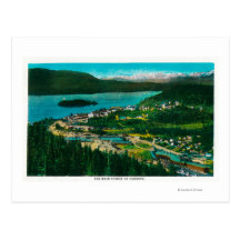 Town View of Cordova, AlaskaCordova, AK Postcards
