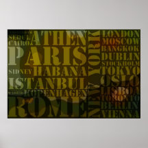Towns of the world No.2 poster