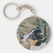 Toy Fox Terrier-1 Keychain