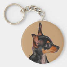 Toy Fox Terrier-Tan Keychain