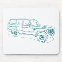 Toy LandCruiser FJ60 1980-90 Mousepad