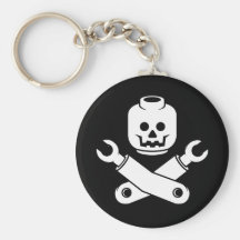 toy skull and crossbones keychain
