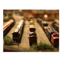 Toy Train Postcard