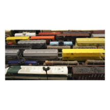 Toy Trains Photo Card