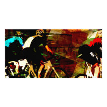 Track Racing Photo Cards