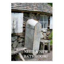 TRADES. NEW BATHROOMS. BUSINESS CARD TEMPLATE