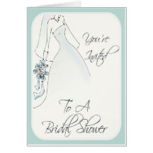 Traditional Bridal Shower Invitations Greeting Card