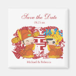 Traditional Chinese Wedding Save the Date Magnet