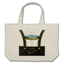 Traditional Germany Bavarian Lederhose Kitchen Bag