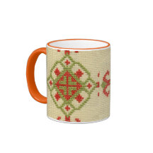 Traditional Ukrainian Embroidery Coffee Mug