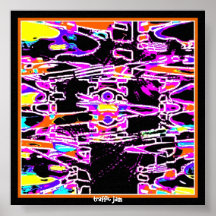 traffic jam print