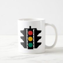 Traffic Lights Street Sign Mug