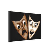 Tragedy & Comedy Canvas Prints