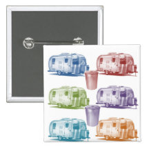 Trailer Trash Pinback Button