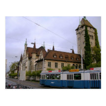 Train in Switzerland Postcard