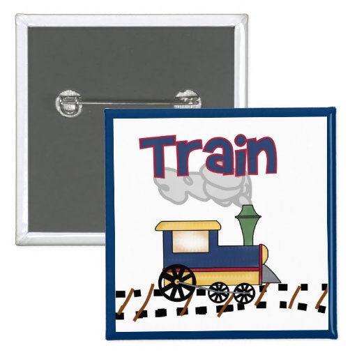 Train on Track Tshirts and Gifts Pins