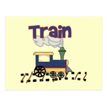 Train on Track Tshirts and Gifts Postcard