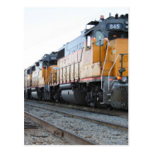Train postcard