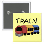 TRAIN T-shirts and Gifts Pinback Buttons