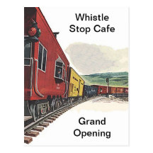 Train Theme Railroad RR Rail Travel depot POSTCARD