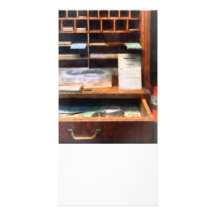 Train Ticket Office Customized Photo Card