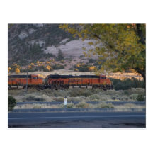 train trains travel postcard