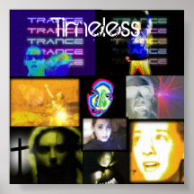 trance, lights, dancing, trippy posters
