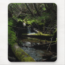 Tranquil Forest Stream Mouse Pad