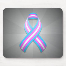 Trans Awareness Ribbon Mousepad