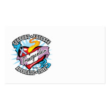 Transgender Classic Heart Business Cards