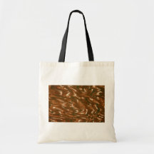 Translucent textured glass bottle tote bags