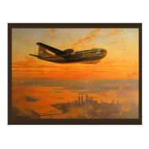 Transocean Airlines Post Card