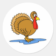 Trapper Turkey Stickers