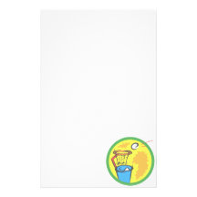 Trash Ball Custom Stationery
