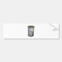 trash bin etiqueta de parachoque