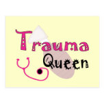 Trauma Nurse  "Trauma Queen" Gifts Postcard