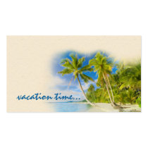 Travel agency business card business cards