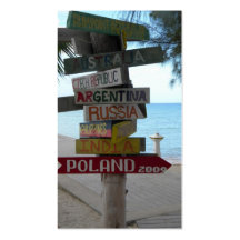 Travel Agent Business Card