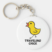 Travelling Chick Keychain