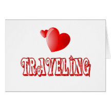 Travelling Hearts Greeting Card