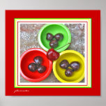 Traverse City cherries poster