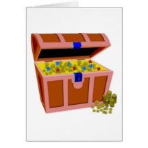 Treasure Chest Greeting Card