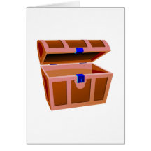 Treasure Chest Greeting Card
