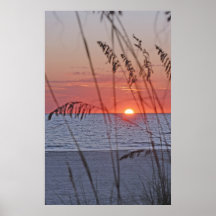 Treasure Island Sunset Poster