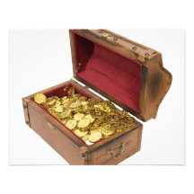 TreasureChestGold100309 Invitation
