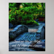 'Treat Me Like An Angel' Print