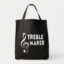 Treble Maker Tote Bags