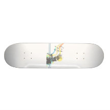 Tree bird sun faded floral graphic.png skate board deck