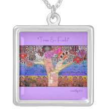 Tree & Field Necklace Lavender